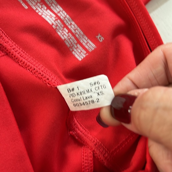 ALL IN MOTION XS Lava Coral leggings - Picture 5 of 5